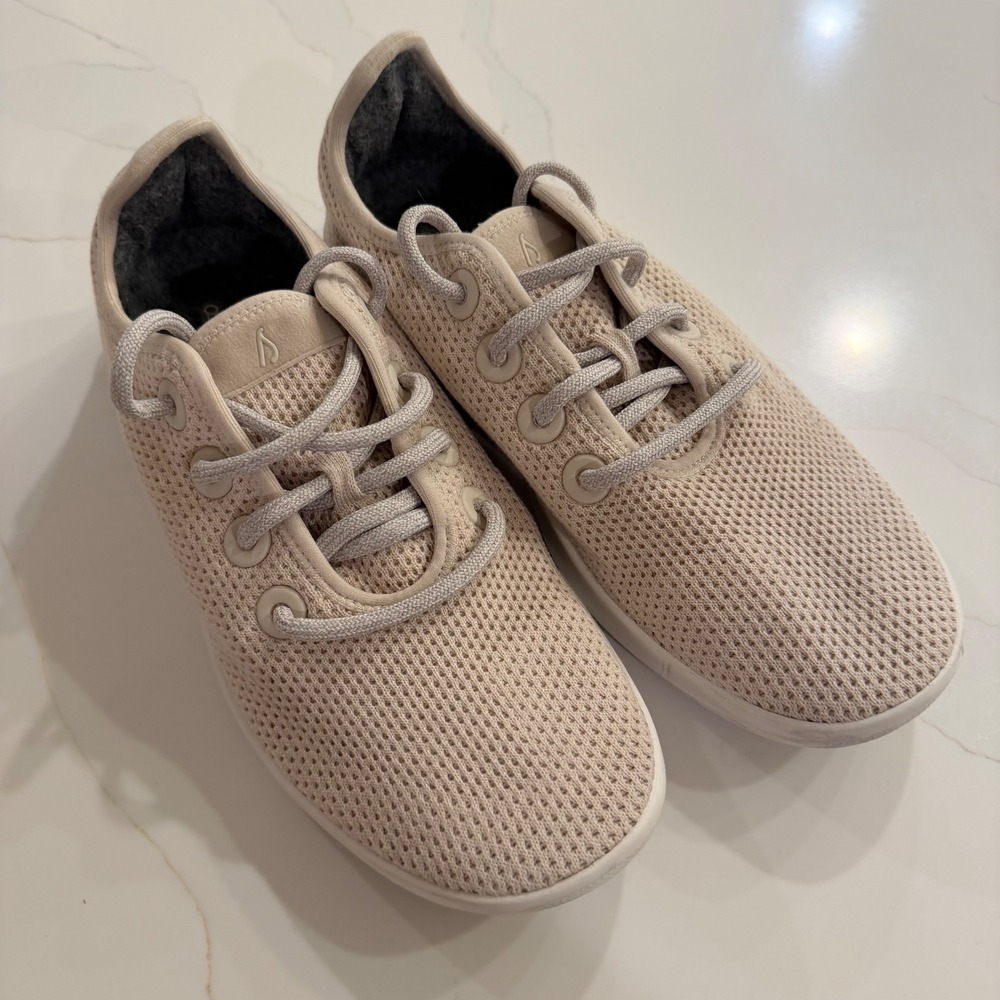 Allbirds Tree Runners Beige Tan Eucalyptus Mesh Walking Sneakers Mens Womens